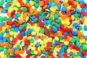 Mini Bright Sequins Sugar Decor