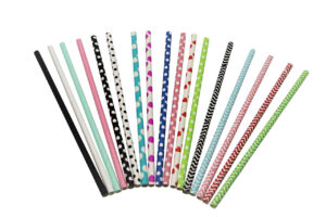 Patterend Paper Straws